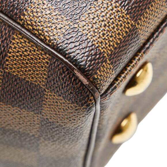 LOUIS VUITTON Authentic Brown Damier Leather Shoulder Bag - Picture 7 of 15